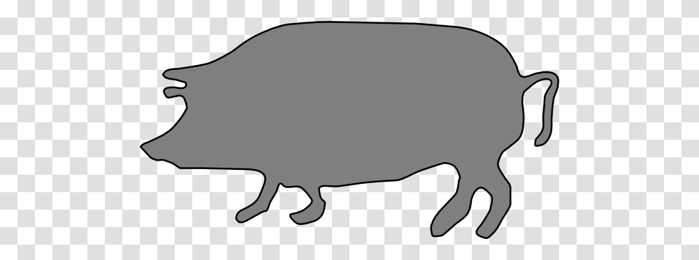 Gray Pig Silhouette Clip Arts For Web, Mammal, Animal, Axe, Tool Transparent Png