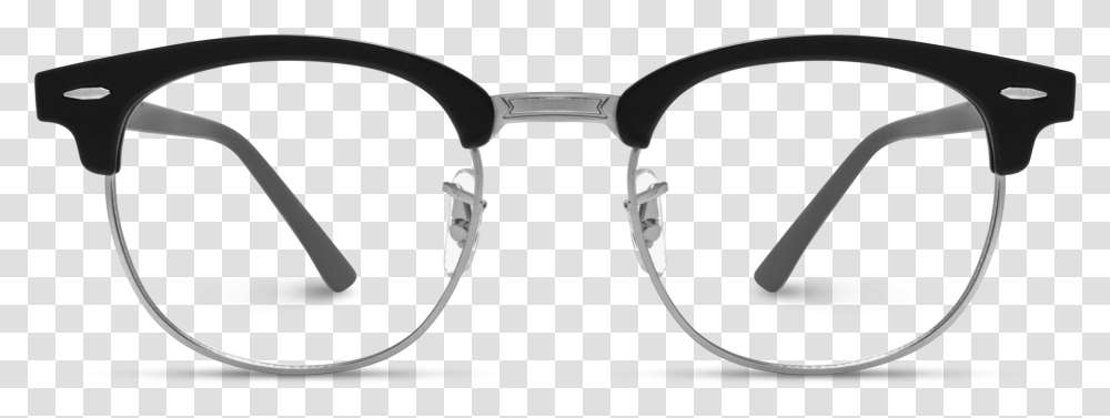 Gray Retro Half Frame Semi Rimless Gold Rimmed Glasses De Culos Ray Ban, Accessories, Accessory, Sunglasses, Goggles Transparent Png