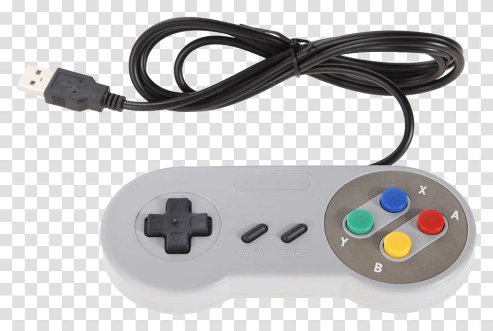 Gray Retrolink Snes Usb Wired Classic Joystick Gamepad Game Controller, Electronics Transparent Png