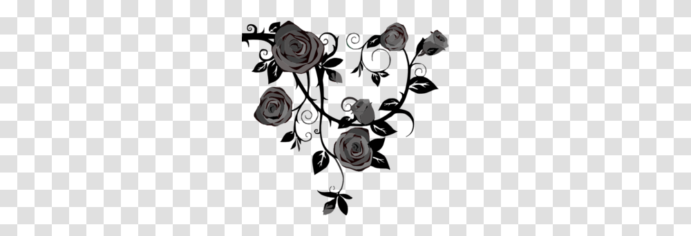 Gray Roses No Background Clip Art, Floral Design, Pattern, Tie Transparent Png