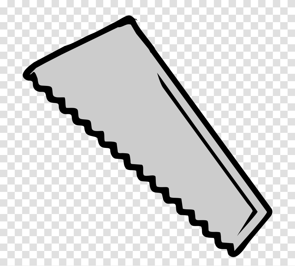 Gray Saw Blade Svg Vector Horizontal, Tool, Triangle, Handsaw, Hacksaw Transparent Png