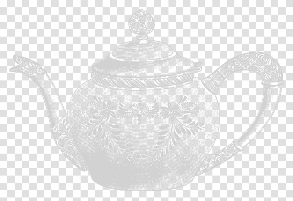 Gray Scale Teapot Digital Image Teapot, Pottery Transparent Png