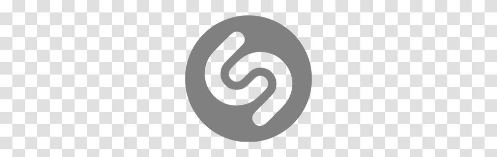 Gray Shazam Icon, Concrete Transparent Png