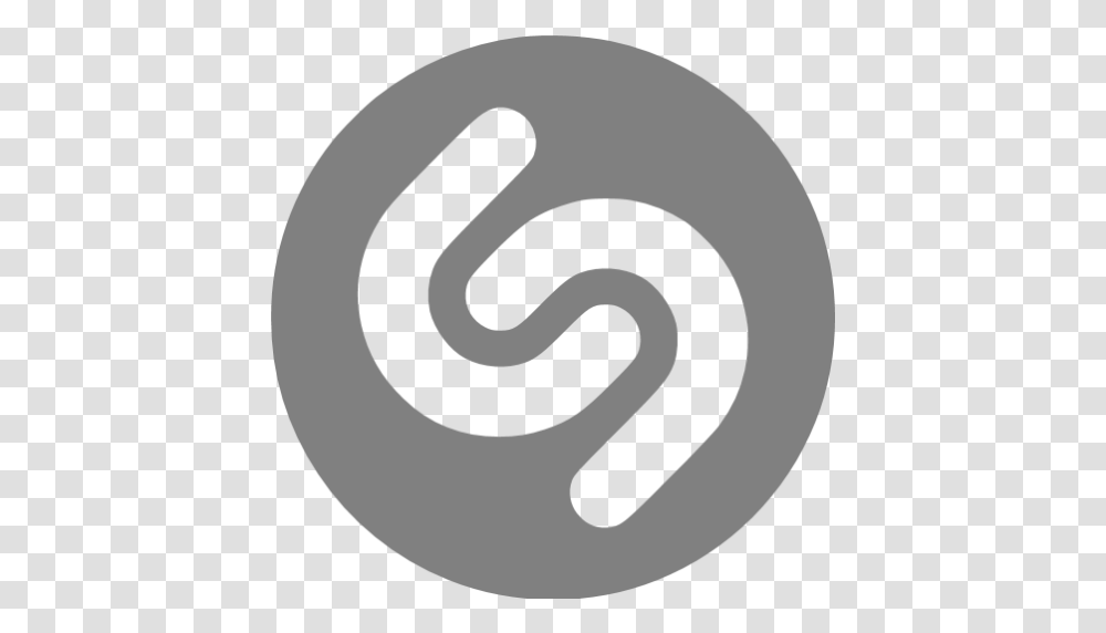 Gray Shazam Icon, Alphabet, Logo Transparent Png