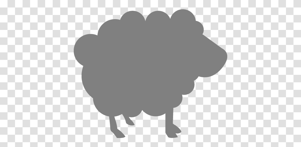 Gray Sheep 3 Icon Free Gray Animal Icons Black Sheep Icon, Silhouette, Bird, Fowl, Stencil Transparent Png
