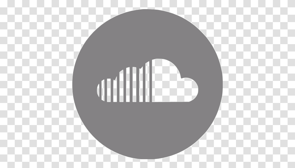 Gray Soundcloud 4 Icon Soundcloud Logo Background, Symbol, Text, Trademark, Stencil Transparent Png