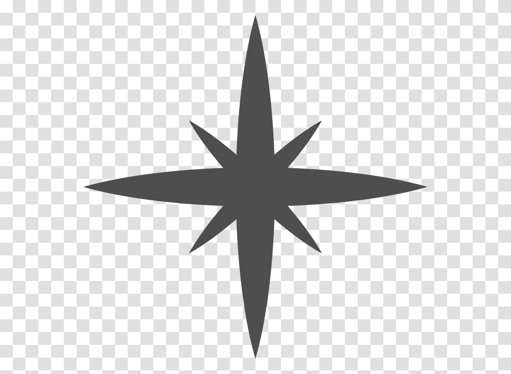 Gray Star Vector Mid Century Star, Cross, Star Symbol, Airplane Transparent Png
