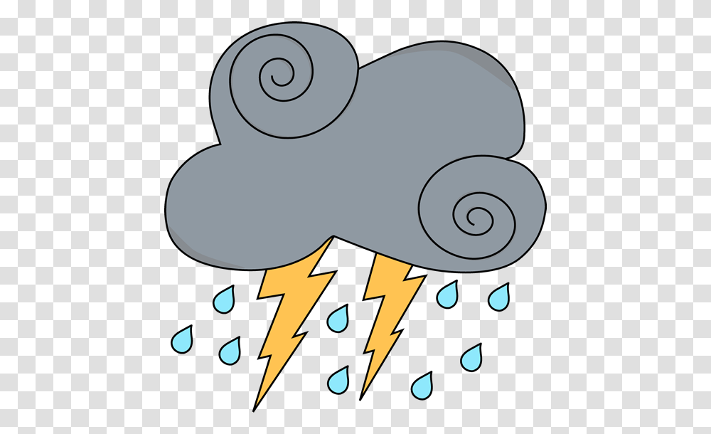 Gray Swirly Cloud With Lightning And Rain Weather Storms Science, Snail, Invertebrate, Animal, Sea Life Transparent Png