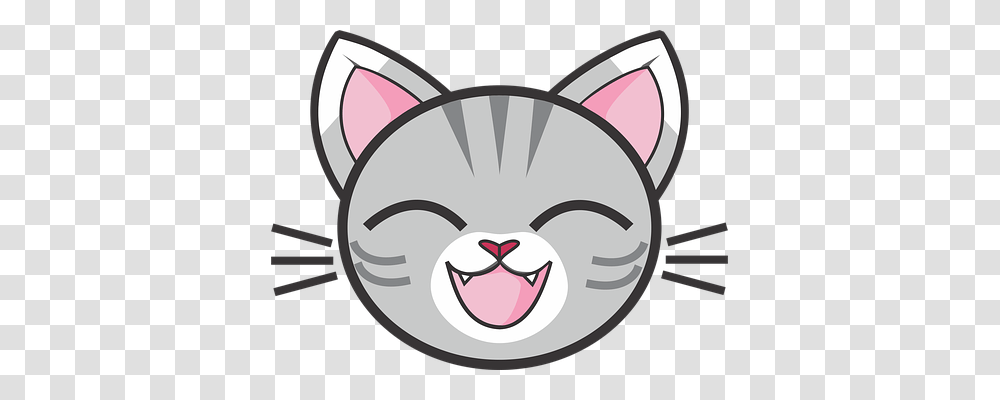Gray Tabby Cat Animals, Mouth, Lip, Stencil Transparent Png