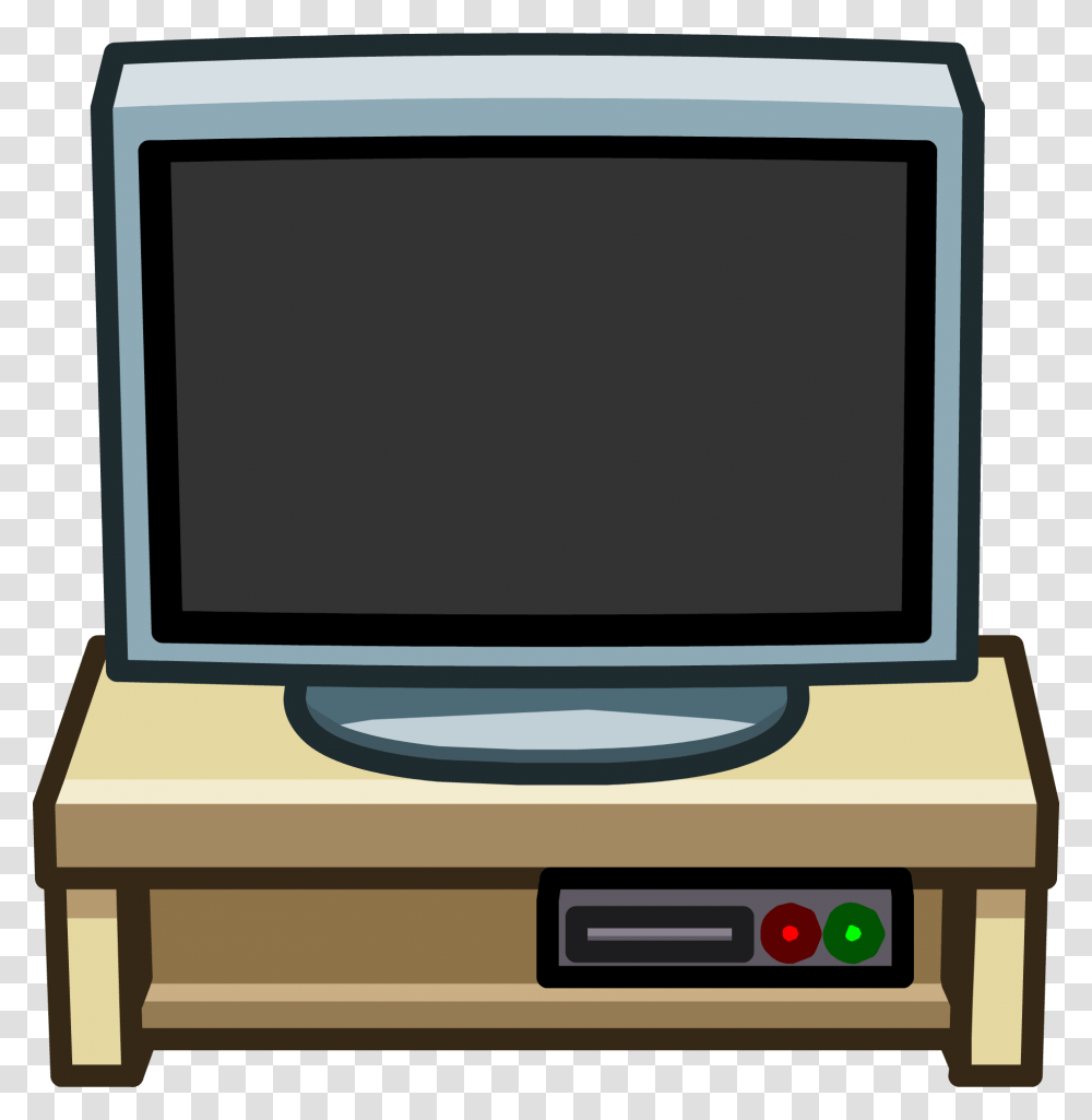 Gray Tv Stand Club Penguin Wiki Fandom Powered By Wikia Club Penguin Furniture Tv, Monitor, Screen, Electronics, Display Transparent Png