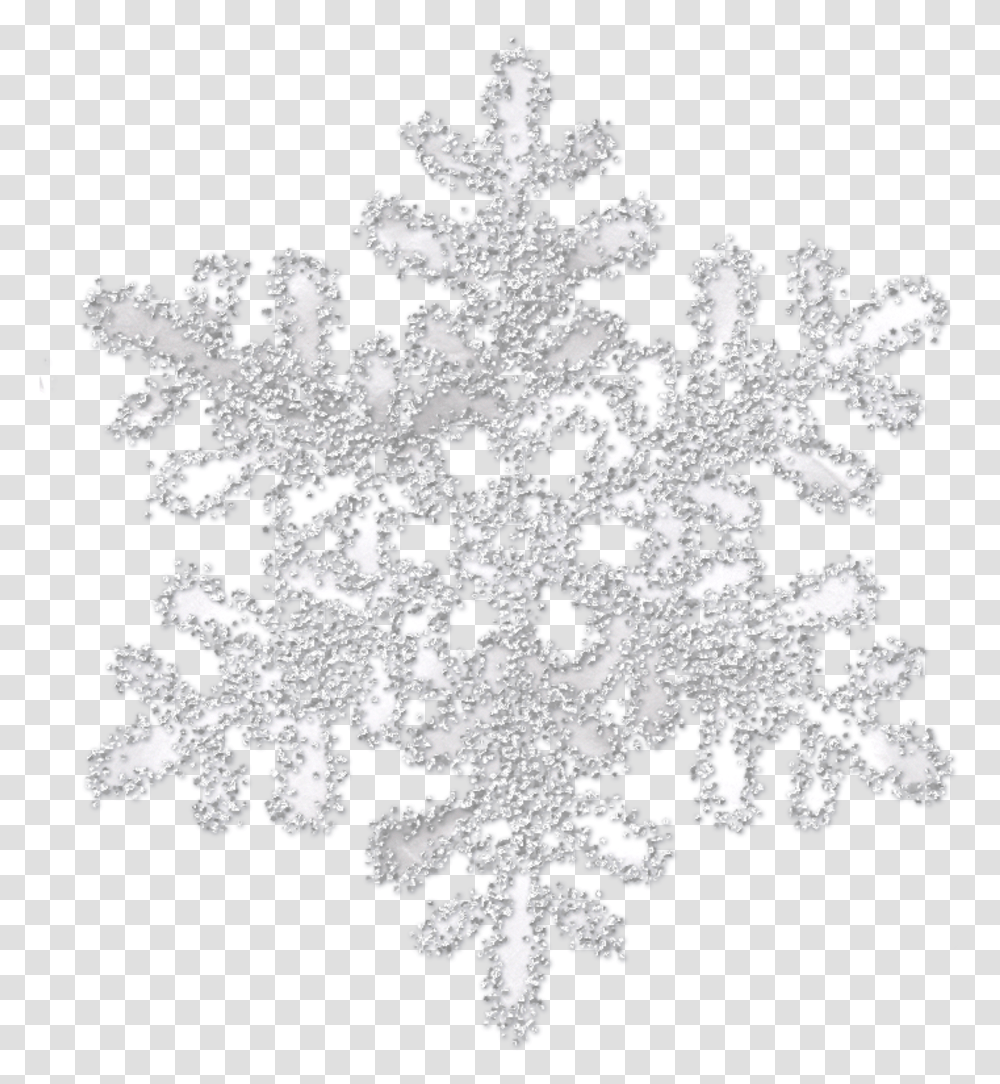 Gray White Snowflake 12 Real Snowflake, Cross, Symbol, Rug, Crystal Transparent Png