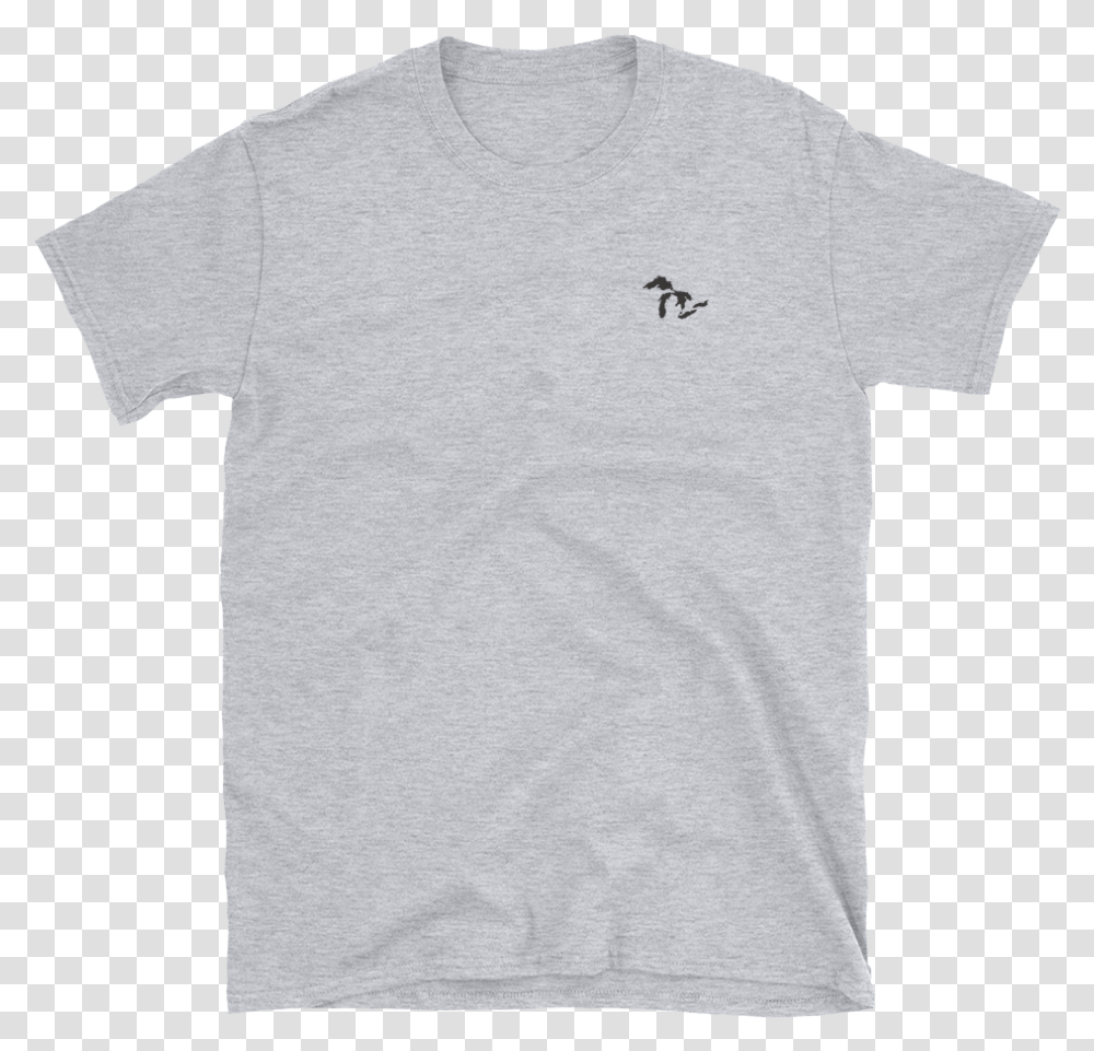 Gray White T Shirt, Apparel, T-Shirt, Sleeve Transparent Png