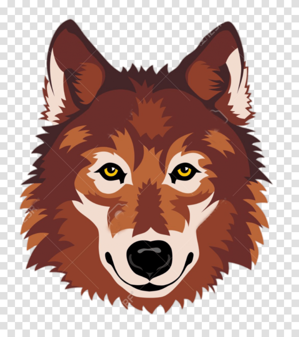 Gray Wolf Clip Art Clipart Of Wolf Face, Mammal, Animal, Red Wolf, Canine Transparent Png