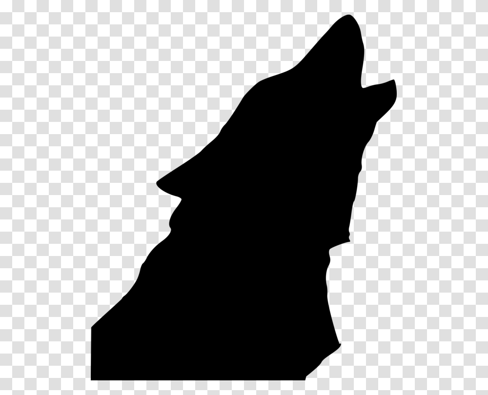 Gray Wolf Coyote Drawing Silhouette Aullido, World Of Warcraft Transparent Png