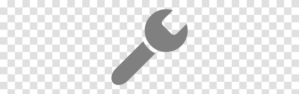 Gray Wrench Icon, Concrete Transparent Png