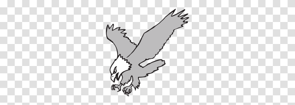 Grayscale Hunting Eagle Clip Art, Bird, Animal, Claw, Hook Transparent Png