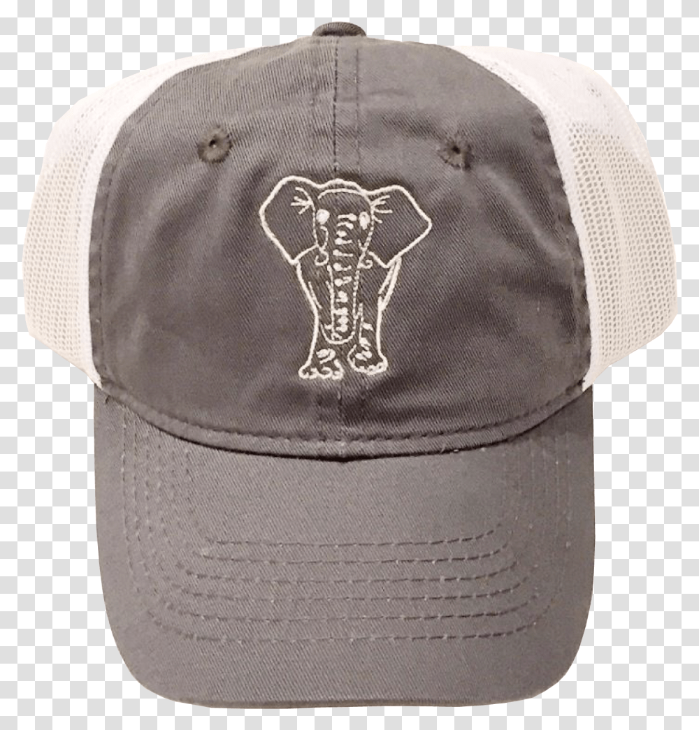 Graywhite Elephant Trucker HatData Zoom Cdn Baseball Cap, Apparel Transparent Png