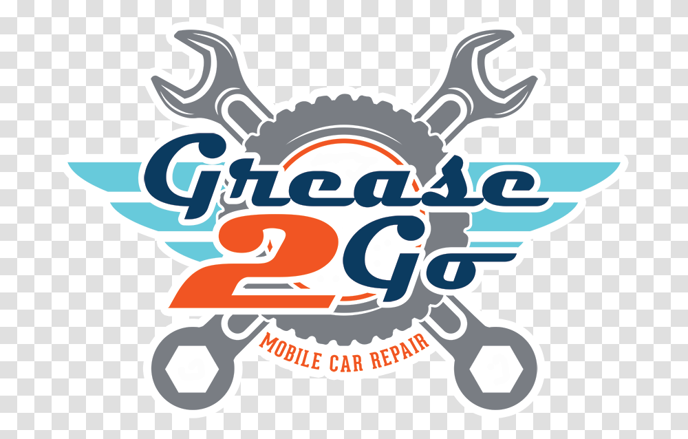 Grease 2 Go - Mobile Car Repair In Big Canoe Professional Automotive Decal, Label, Text, Symbol, Graphics Transparent Png