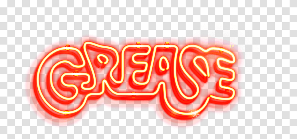 Grease Movie Logo, Ketchup, Food, Light, Neon Transparent Png