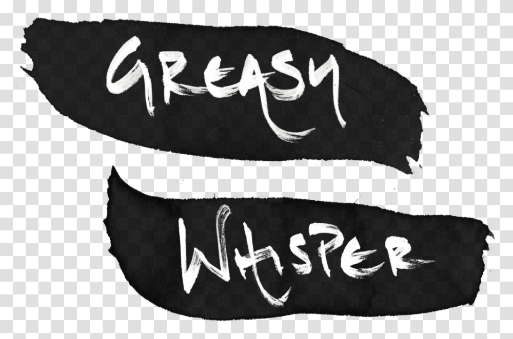 Greasy Whisper, Text, Calligraphy, Handwriting, Bird Transparent Png
