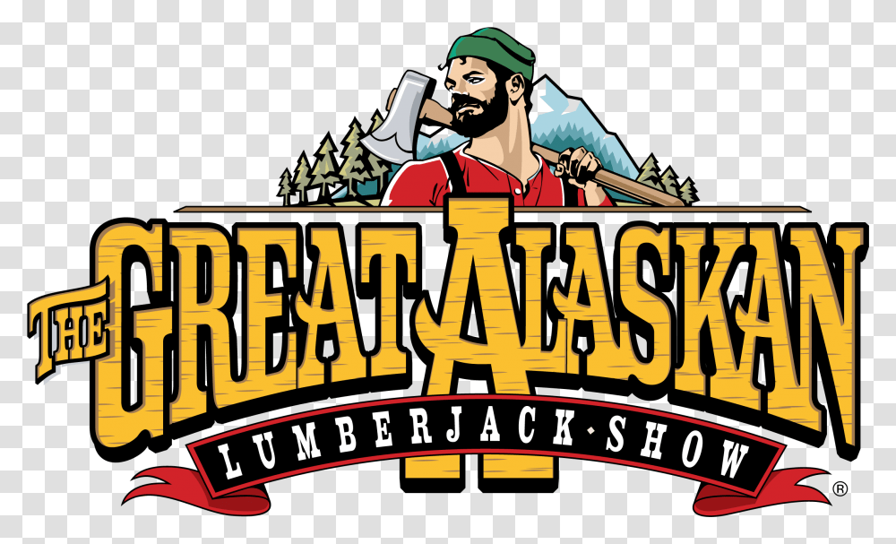 Great Alaskan Lumberjack Show, Person, Label, Crowd Transparent Png