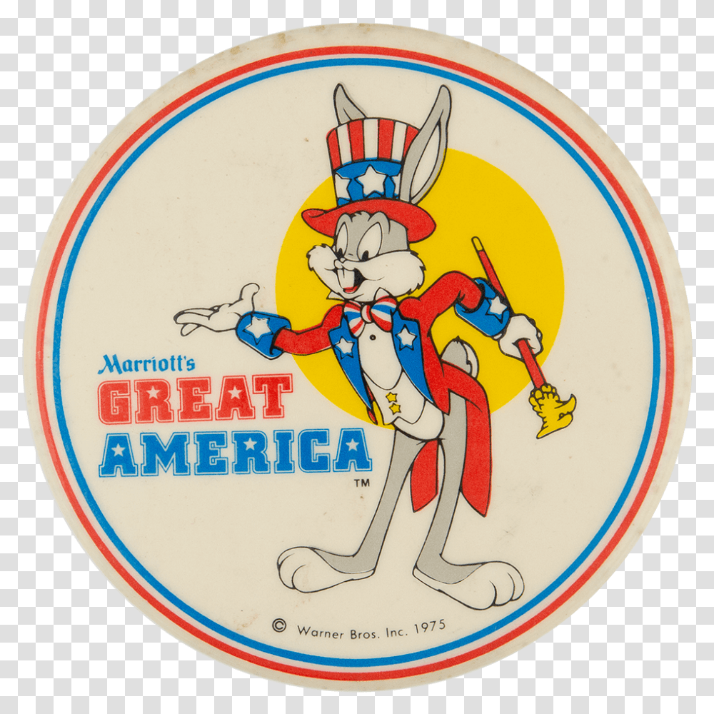Great America Bugs Bunny Event Busy Beaver Button Museum, Logo, Trademark, Label Transparent Png