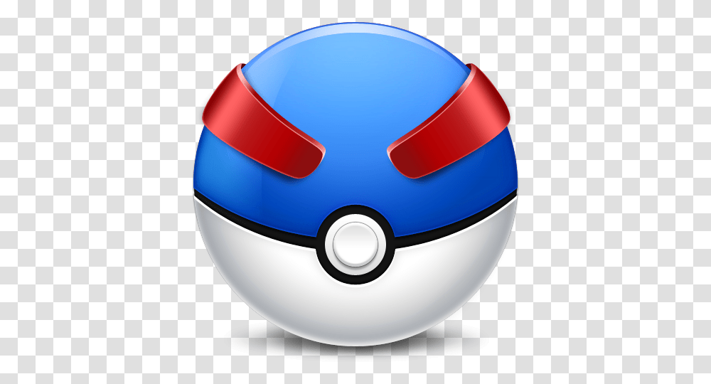 Great Ball Icon Pokemon Great Ball, Sphere, Helmet, Clothing, Apparel Transparent Png
