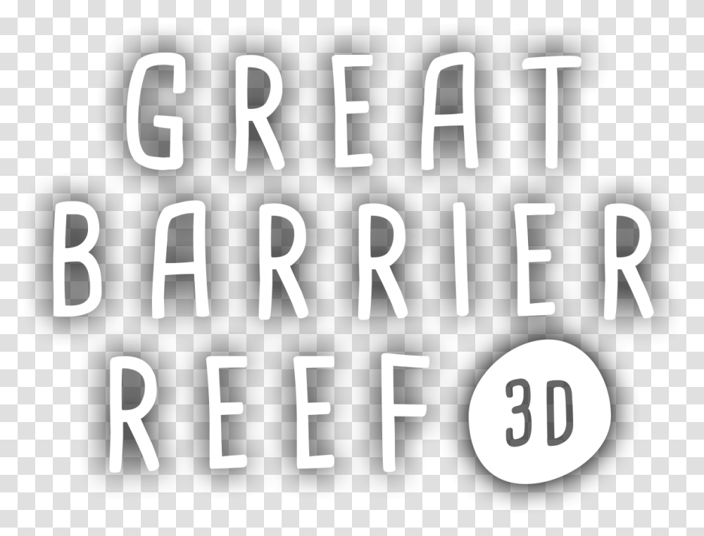 Great Barrier Reef Download Black And White, Number, Alphabet Transparent Png