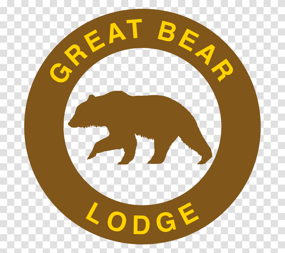 Great Bear Lodge Logo Grizzly Bear, Wildlife, Animal, Mammal Transparent Png