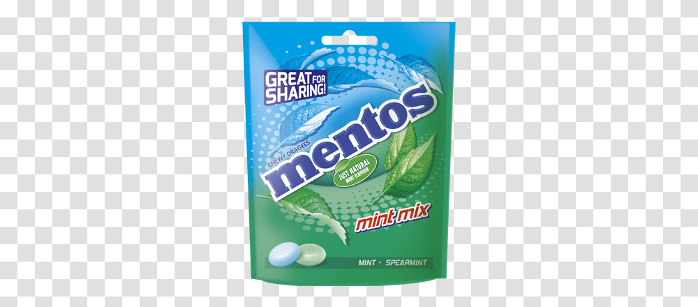 Great For Sharing Mentos Mint Mix, Gum Transparent Png