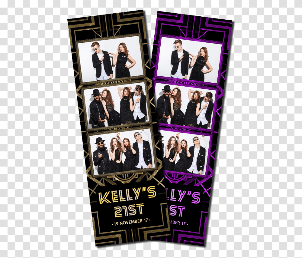 Great Gatsby Great Gatsby Photo Booth Strips, Poster, Advertisement, Person, Human Transparent Png