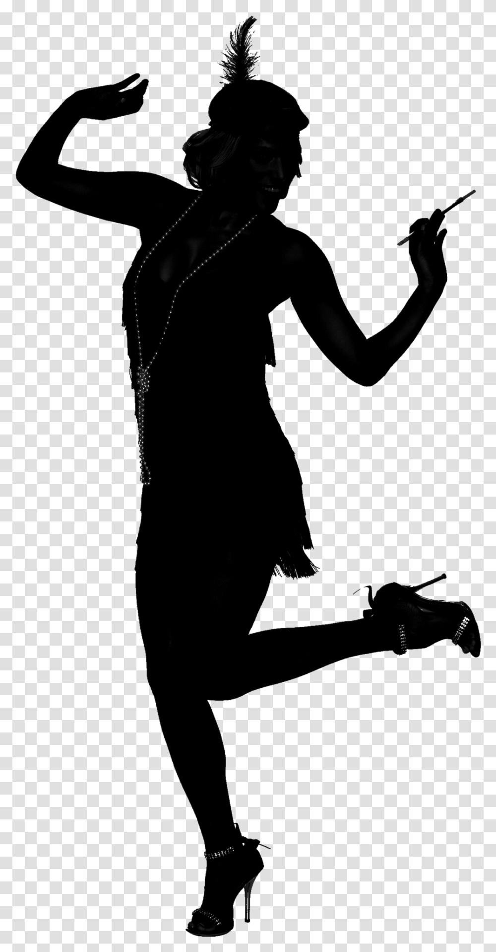 Great Gatsby Silhouette, Person, Leisure Activities, Hand Transparent Png