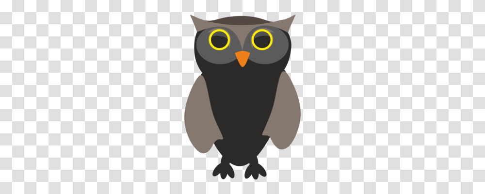 Great Horned Owl Cartoon A Wise Old Owl Barred Owl, Animal, Beak, Bird, Penguin Transparent Png