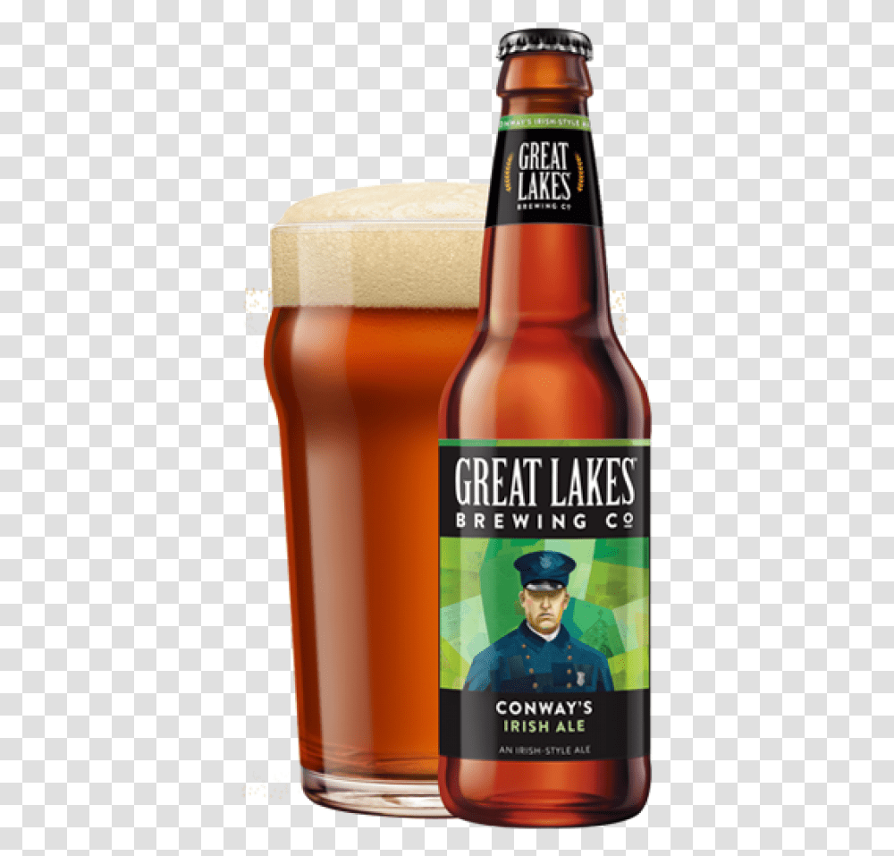 Great Lakes Conway's Irish Ale, Beer, Alcohol, Beverage, Drink Transparent Png