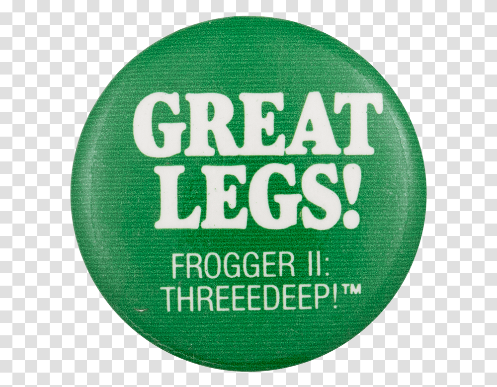 Great Legs Frogger Ii Entertainment Button Museum, Logo, Trademark, Word Transparent Png