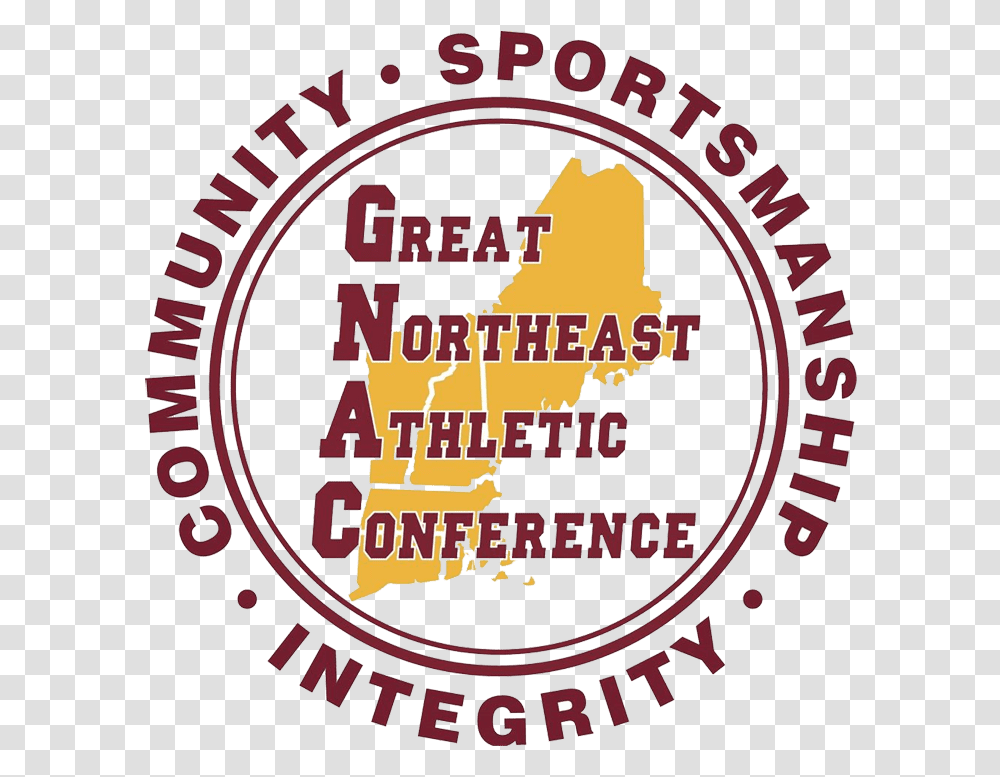 Great Northeast Athletic Conference Logo Evolution History Gnac, Symbol, Label, Text, Badge Transparent Png