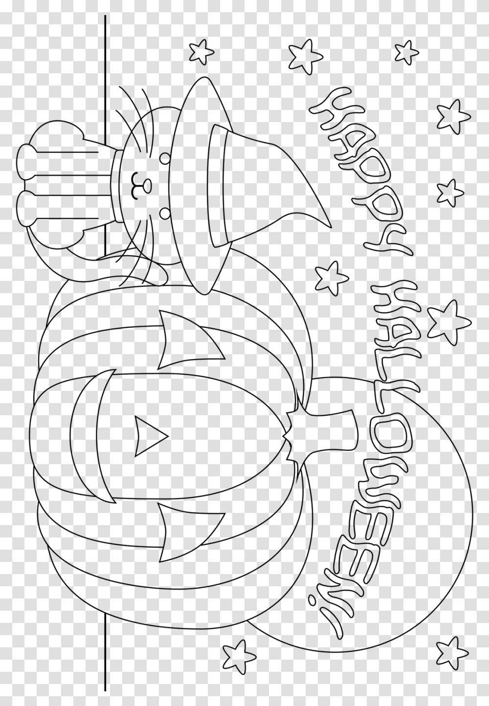 Great Pumpkin Book Child Halloween Coloring Pages, Gray, World Of Warcraft Transparent Png