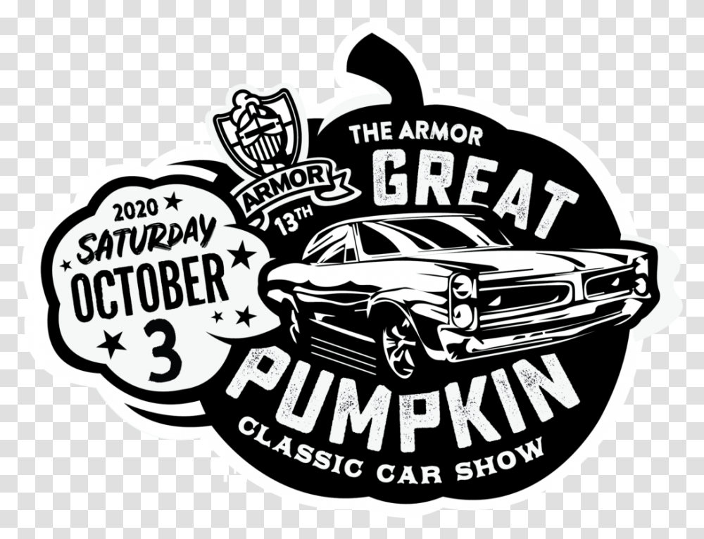 Great Pumpkin Classic Car Show Armor Protective Packaging Armor Protective Packaging, Logo, Symbol, Vehicle, Transportation Transparent Png