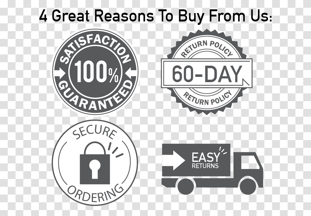 Great Reasons To Buy From Us, Logo, Trademark, Security Transparent Png