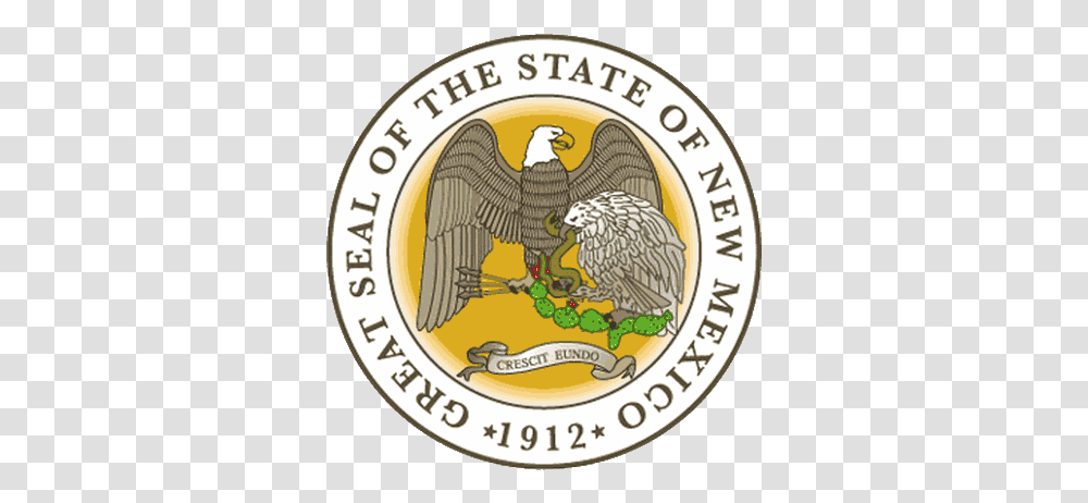 Great Seal Of State Of New Mexico Logo, Symbol, Trademark, Bird, Animal Transparent Png