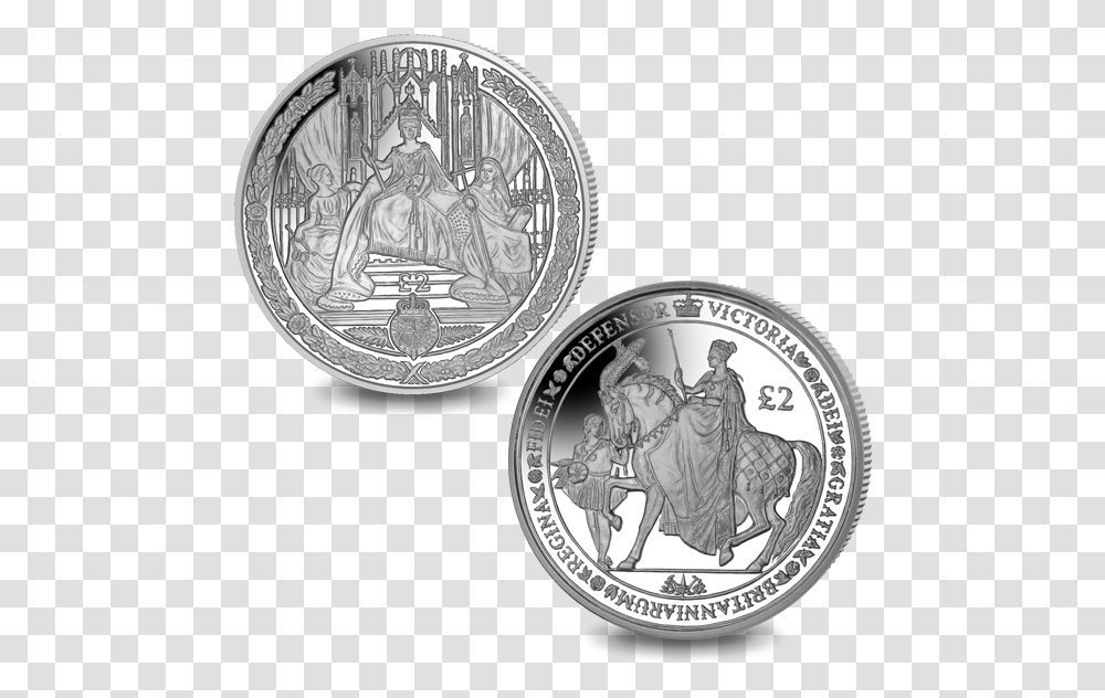 Great Seal Of The Realm, Coin, Money, Silver, Clock Tower Transparent Png