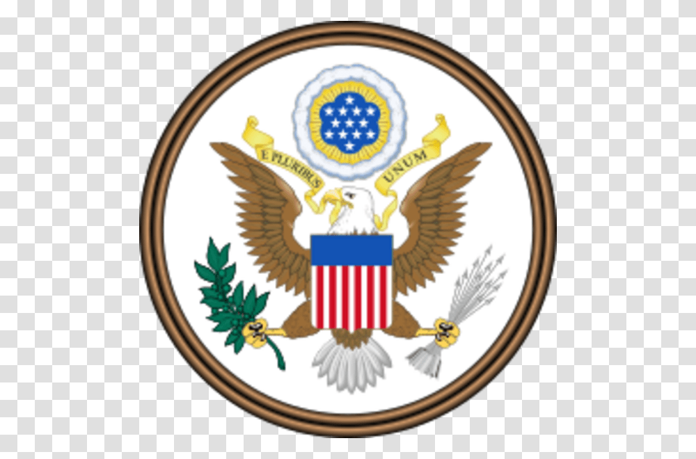 Great Seal Of The United States, Emblem, Logo, Trademark Transparent Png