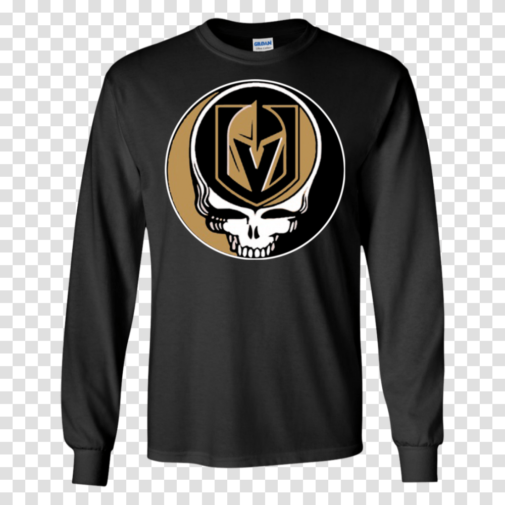 Great Vegas Golden Knights Grateful Dead Logo Shirt Ultra Cotton, Sleeve, Apparel, Long Sleeve Transparent Png