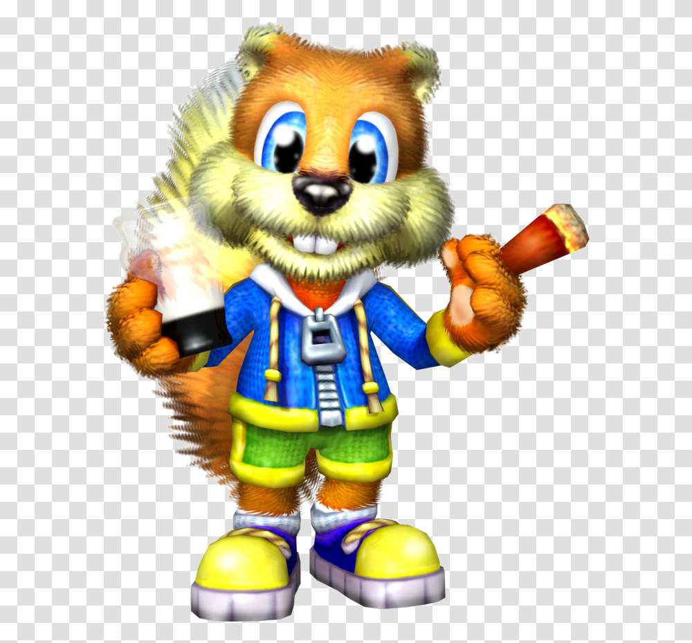 Great Video Game Characters Who Need A Comeback Conker Live And Reloaded Conker, Toy, Figurine, Mascot Transparent Png