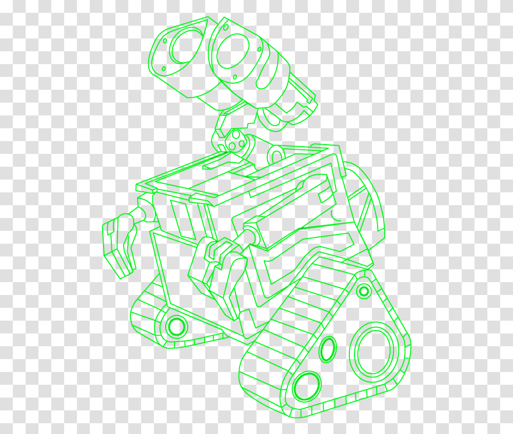 Great Wall Clipart Wall E Coloring Book, Light, Neon Transparent Png