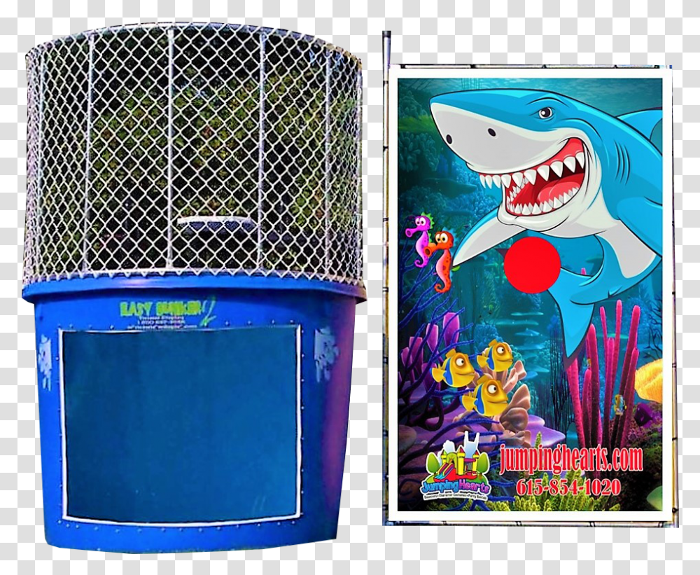 Great White Shark, Advertisement, Machine, Outdoors Transparent Png