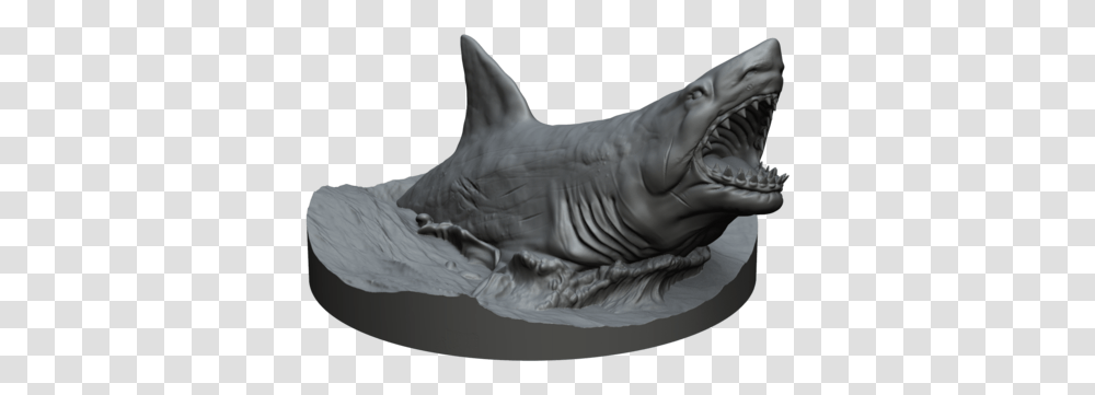 Great White Shark And Fins Stl Miniature File Shark Miniature, Sea Life, Animal, Person, Human Transparent Png