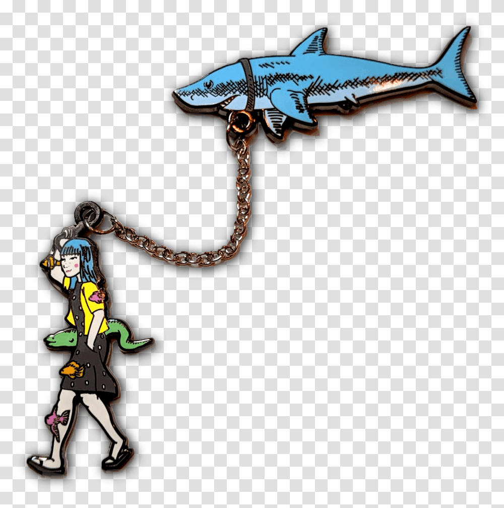 Great White Shark, Animal, Cross, Person Transparent Png