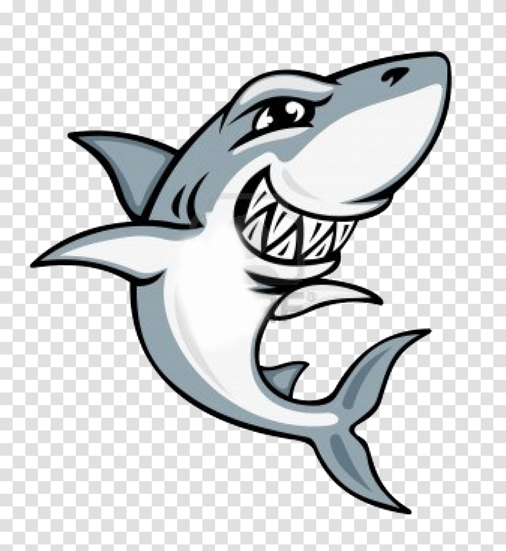 Great White Shark Clipart Animated Cartoon Shark Drawing, Sea Life, Fish, Animal, Mammal Transparent Png