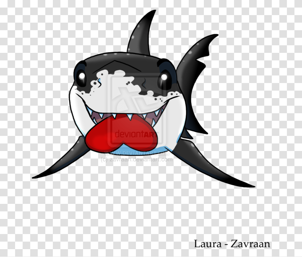 Great White Shark Thresher Sharks Oceanic Whitetip Chibi Shark Art, Sea Life, Animal, Helmet Transparent Png